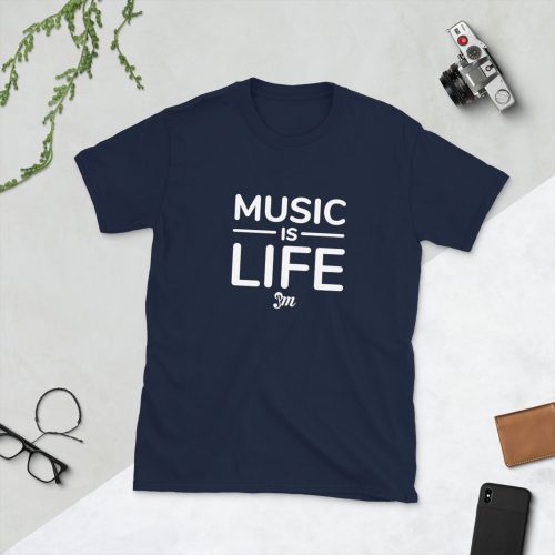 music is life t shirt soft style