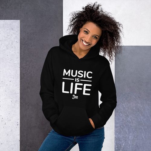 heavy blend hoodie music is life