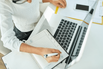 03-16-24 3 – visual of a calendar with practice session dates highlighted, and a journal with a checklist to represent commitment and discipline-03-13 200636 success of discipline