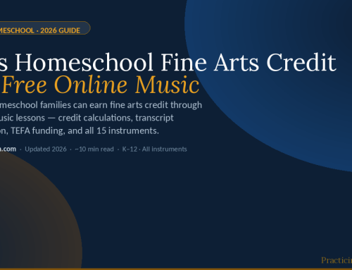 Texas Homeschool Fine Arts Credit Free Online Music 2026